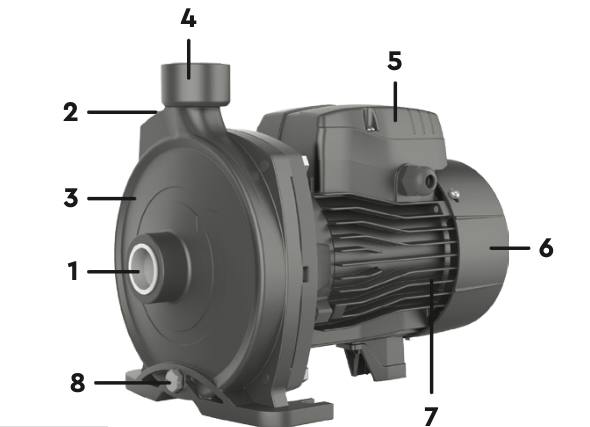 Устройство центробежных насосов LEO ACm110L фото